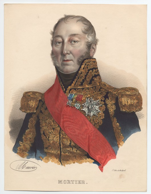 Édouard Adolphe Mortier (1768-1835), Marschall von Frankreich von Unbekannter Künstler