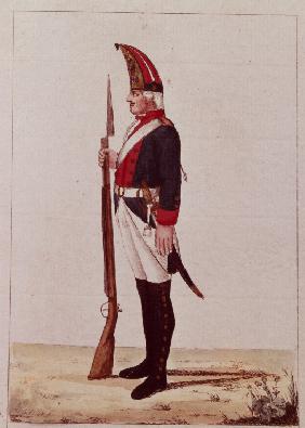 Grenadier des I. Seebataillons 1786