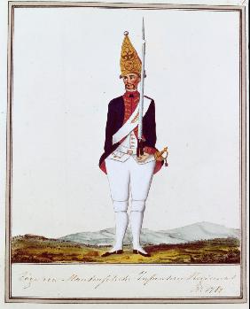 Grenadier des Regiments "Zöge von Manteuffel" 1762