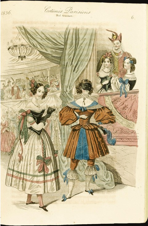 Illustration aus Journal des Dames et des Modes (Frankfurt am Main) von Unbekannter Künstler