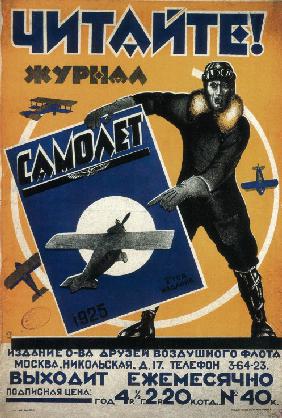 Lesen Sie die Zeitschrift "Flugzeug" 1925