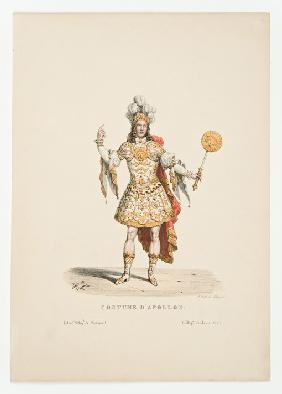 Ludwig XIV. als Apollon im Ballett "Noces de Thétis et Pélée" 1654