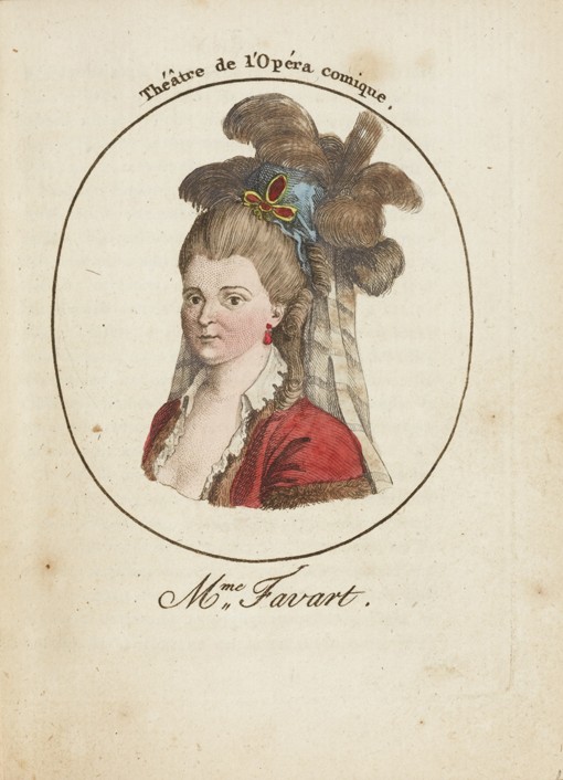 Madame Favart (1727-1772) von Unbekannter Künstler