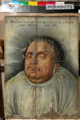 Martin Luther auf dem Sterbebett 1546