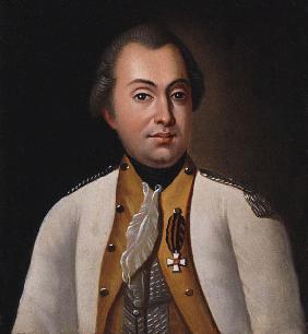 Michail Kutusow in der Uniform des Lugansk-Regiments, 1788