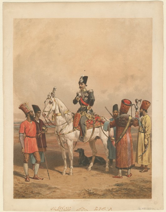 Naser al-Din Schah (1831-1896), Schah von Persien von Unbekannter Künstler