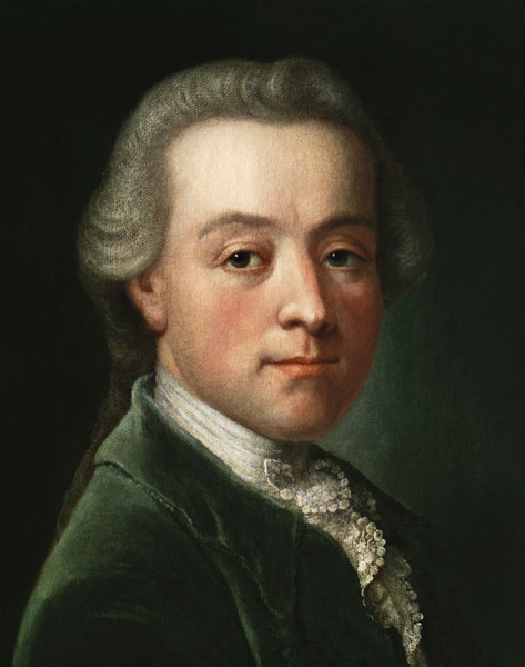 Porträt von Komponist Wolfgang Amadeus Mozart (1756-1791) von Unbekannter Künstler