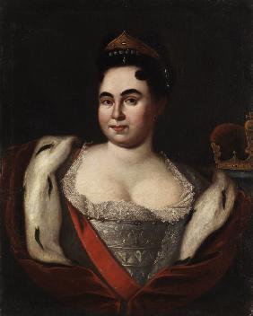Porträt der Kaiserin Katharina I. (1684-1727)