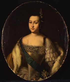 Porträt der Prinzessin Anna Leopoldowna (1718-1746), Mutter des Zaren Iwan VI.