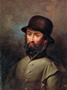 Porträt des Dichters Lope de Rueda (1510-1565)
