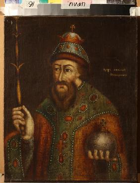 Porträt des Zaren Michail Fjodorowitsch (1596-1645)