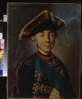 Porträt des Zaren Peter III. von Russland (1728-1762)