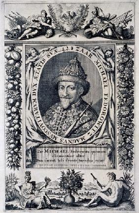 Porträt des Zaren und Großfürsten von Russland Michail I. Fjodorowitsch (1596-1645)