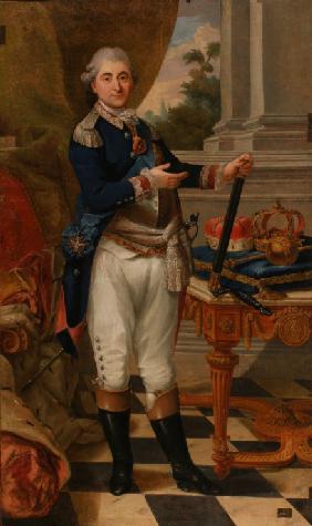 Porträt Stanislaus II. August Poniatowski, König von Polen und Großfürst von Litauen (1732-1798)