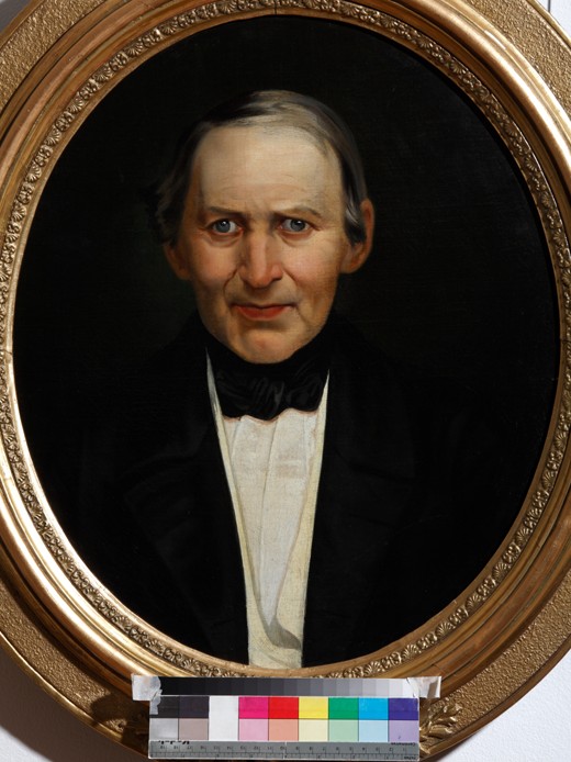 Porträt von Alexander Filippowitsch Smirdin (1795-1857) von Unbekannter Künstler