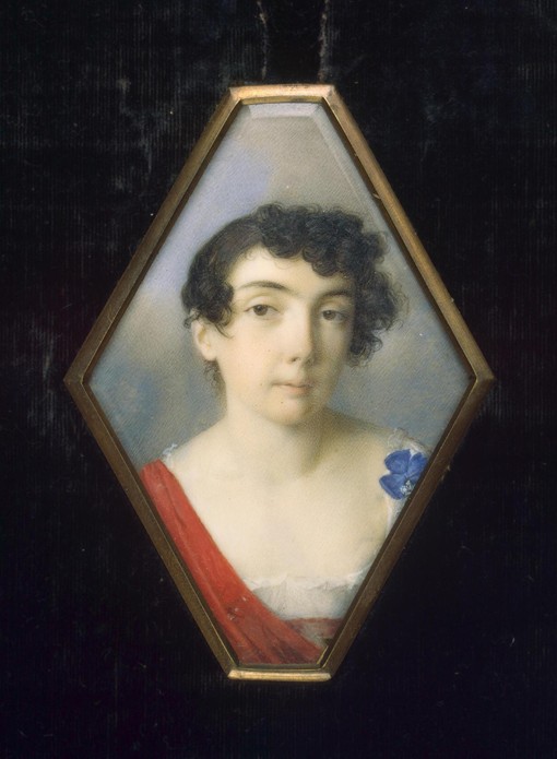 Porträt von Anna Michajlowna Chitrowo, geb. Golenischtschewa-Kutusowa (1782-1846) von Unbekannter Künstler