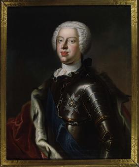 Porträt von Anton Ulrich Prinz von Braunschweig-Wolfenbüttel (1714-1774)