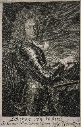 Porträt von Baron Carl Ewald von Rönne (1663–1716)