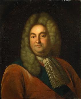 Porträt von Baron Peter Pawlowitsch Schafirow (1669-1739)