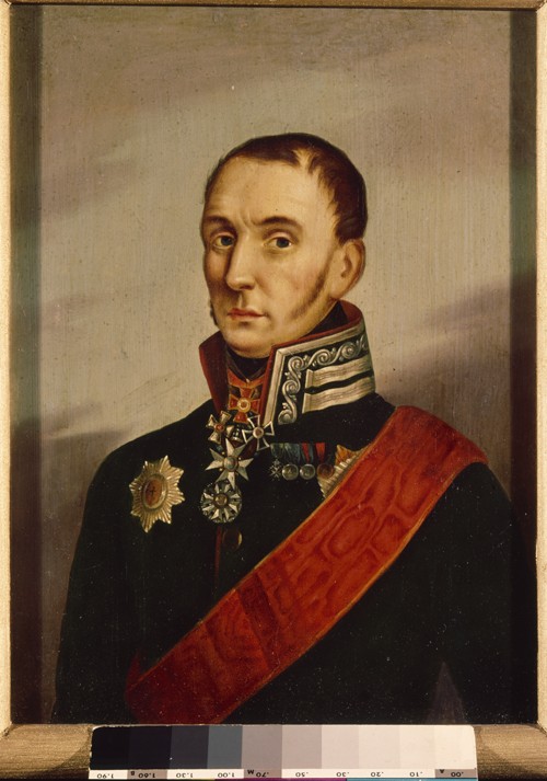 Porträt von Baronet Jakow Wassiljewitsch Wylie (1768-1854) von Unbekannter Künstler