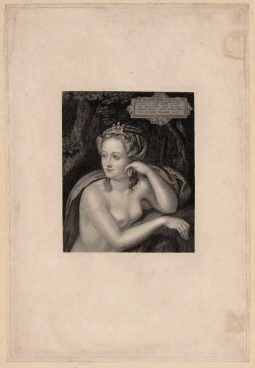 Porträt von Diana von Poitiers (1499-1566) von Unbekannter Künstler
