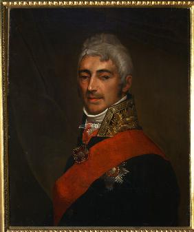 Porträt von Dichter Iwan Iwanowitsch Dmitriew (1760-1837)