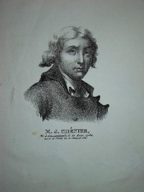 Porträt von Dramatiker Marie-Joseph Chénier (1764-1811)
