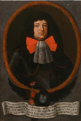 Porträt von Fürst Stanislaw Kazimierz Radziwill (1648-1690) 1690