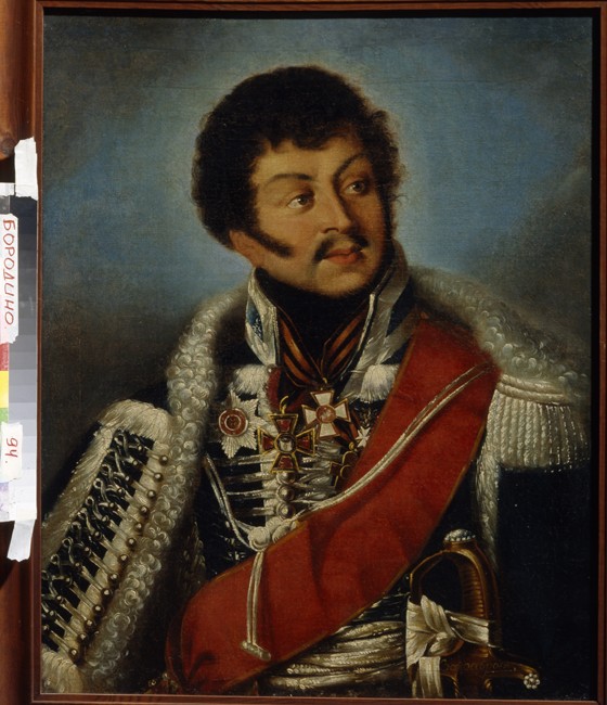 Porträt von General Dmitri Dmitriewitsch Schepelew (1771-1841) von Unbekannter Künstler