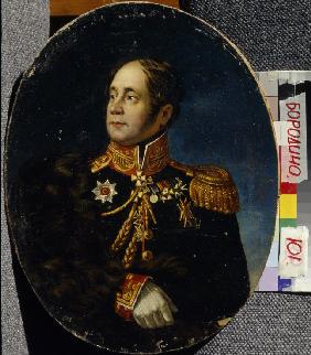 Porträt von General Nikolai Martemjanowitsch Sipjagin (1785-1828)