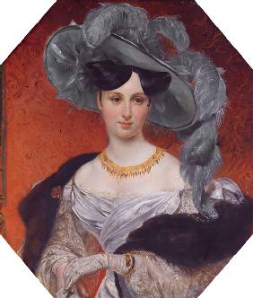 Porträt von Gräfin Stefania zu Sayn-Wittgenstein, geb. Radziwill (1809-1832)