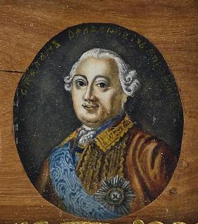 Porträt von Graf Stepan Fjodorowitsch Apraxin (1702-1758)