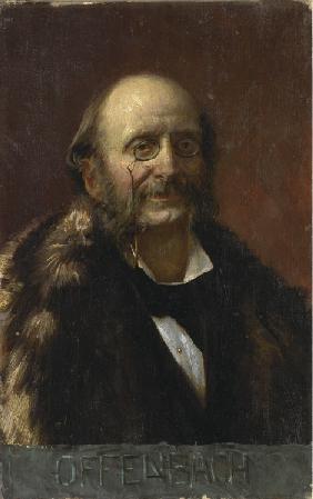 Porträt von Jacques Offenbach (1819-1880)