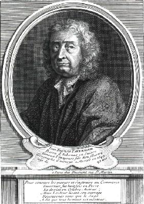 Porträt von Jean Baptiste Tavernier 1681