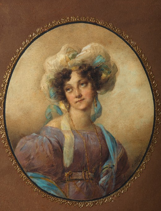 Porträt von Jelena Alexandrowna Golizyna, geb. Naryschkina (1785-1855) von Unbekannter Künstler