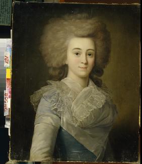 Porträt von Jelisaweta Alexandrowna Stroganowa (1745-1831)