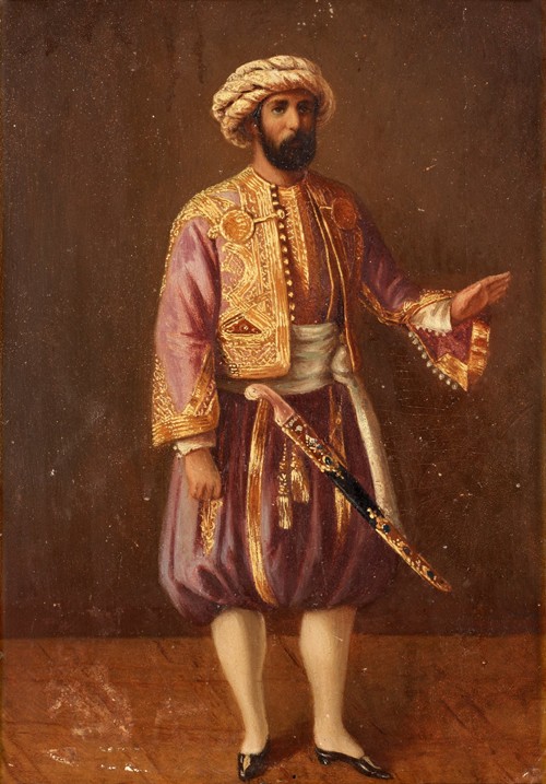 Porträt von König Karl XV. von Schweden in türkischer Tracht von Unbekannter Künstler