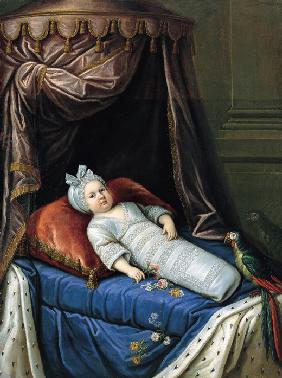 Porträt von König Ludwig XIV. (1638-1715) als Baby