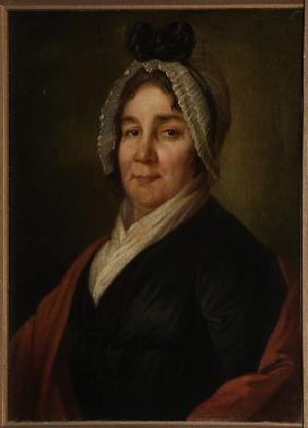 Porträt von Ljubow Petrowna Bakunina, geb. Fürstin Myschezkaja (1738-1814)