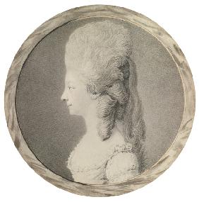 Porträt von Marie-Louise von Savoyen-Carignan (1749-1792), Prinzessin de Lamballe