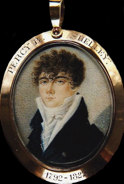 Porträt von Percy Bysshe Shelley (1792-1822) von Unbekannter Künstler