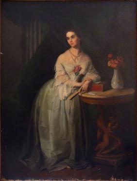 Porträt von Prinzessin Nino Gribojedowa (geb. Tschawtschawadse)