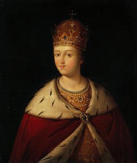 Porträt von Regentin Sofia Alexejewna (1657-1704)