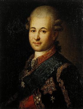 Porträt von Semjon Soritsch (1745-1799), Favorit der Kaiserin Katharina II.