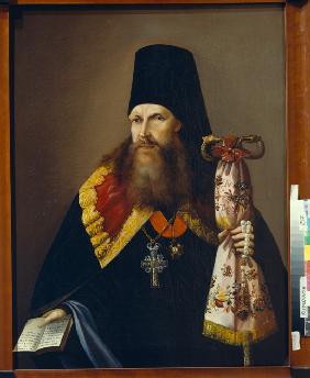 Porträt von Warlaam (Denissow), Erzbischof von Ural (1804-1873)