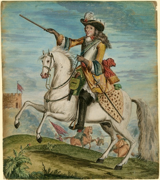 Porträt von Wilhelm III. von England (1650-1702) von Unbekannter Künstler