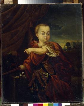 Porträt von Zar von Russland Iwan VI. Antonowitsch (1740-1764)