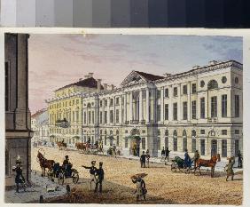 Post Hotel in Sankt Petersburg (Album von Marie Taglioni)