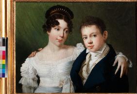 Prinzessin Alexandrine von Preußen (1803-1892) und Prinz Albrecht von Preußen (1809-1872)