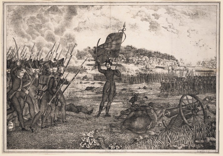 Szene aus dem Polnisch-Russischen Krieg 1831 von Unbekannter Künstler
